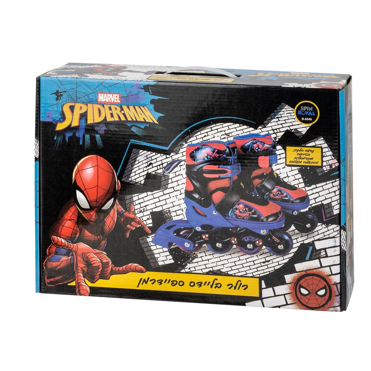 Spiderman Roller Blades - Marvel Sizes 35-38-S-31-34 / M
