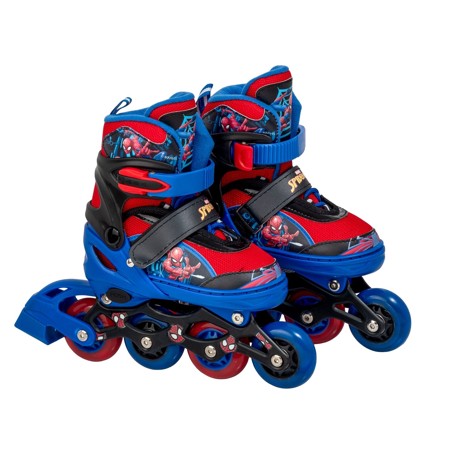 Spiderman Roller Blades - Marvel Sizes 35-38-S-31-34 / M
