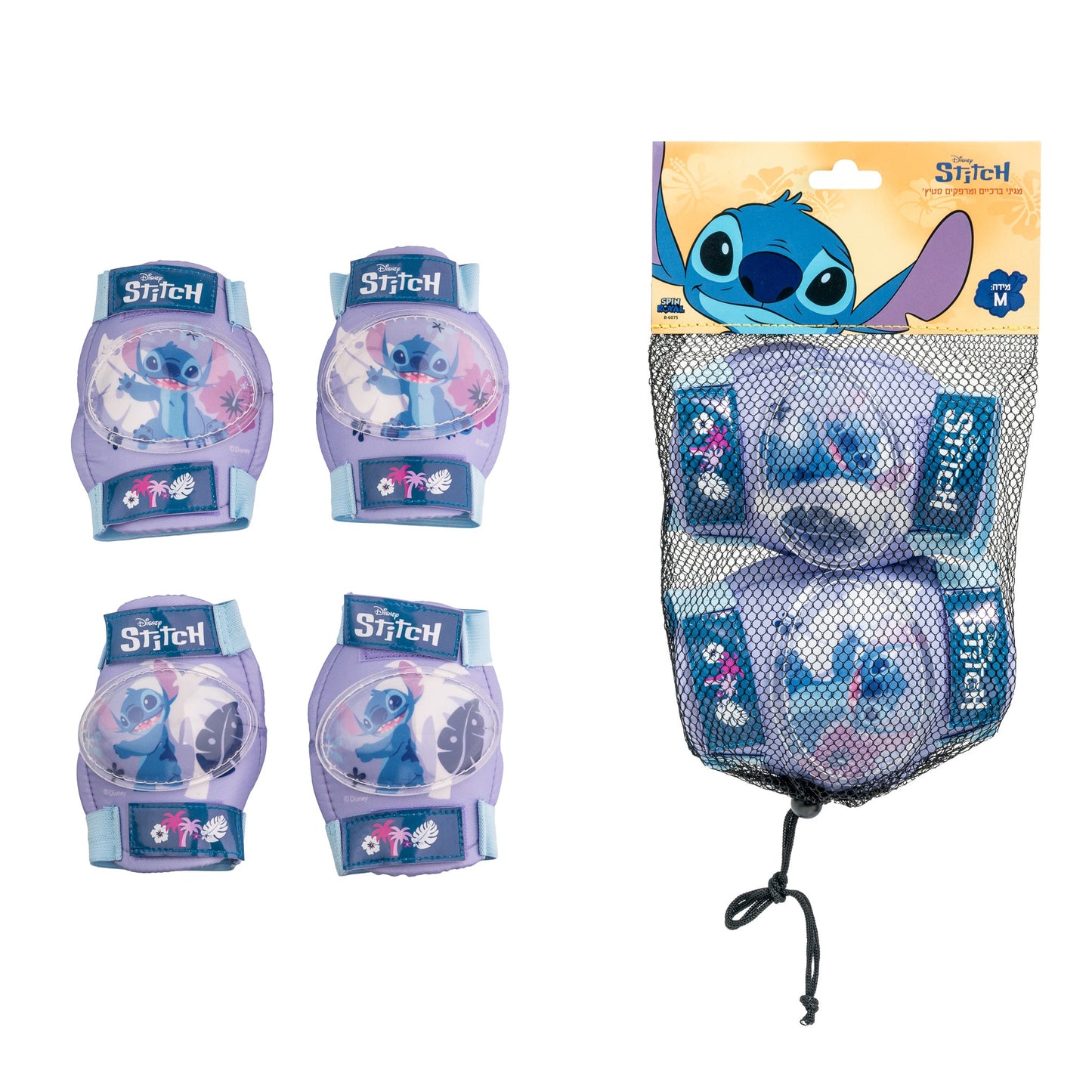 Stitch SPIN ROYAL Knee and Elbow Pads Size M