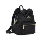 Black fashion bag bow plaid design with ears