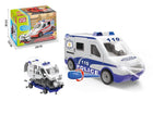 Police Car Building Set Lights & Sounds 55 Pieces