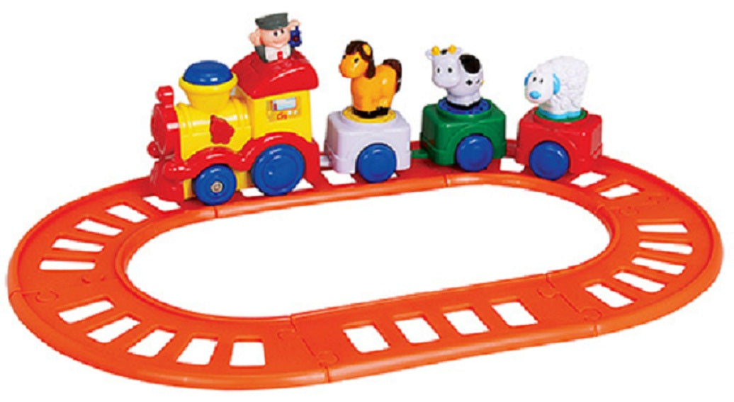 רכבת קטר + 3 חיות