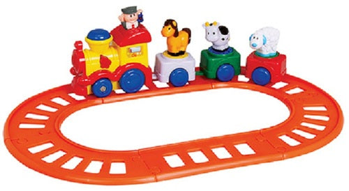 רכבת קטר + 3 חיות