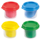 Mini dough four-pack in a blister