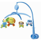 Musical mobile, blue animals