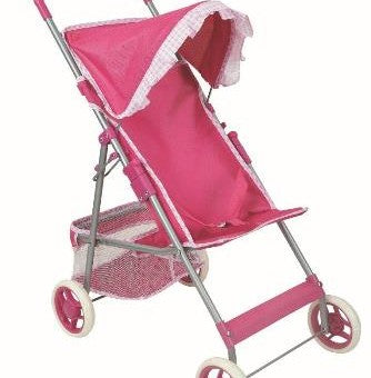 עגלת ישיבה לבובה ורוד