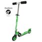 קורקינט 2 גלגלים לילדים ירוק מתקפל