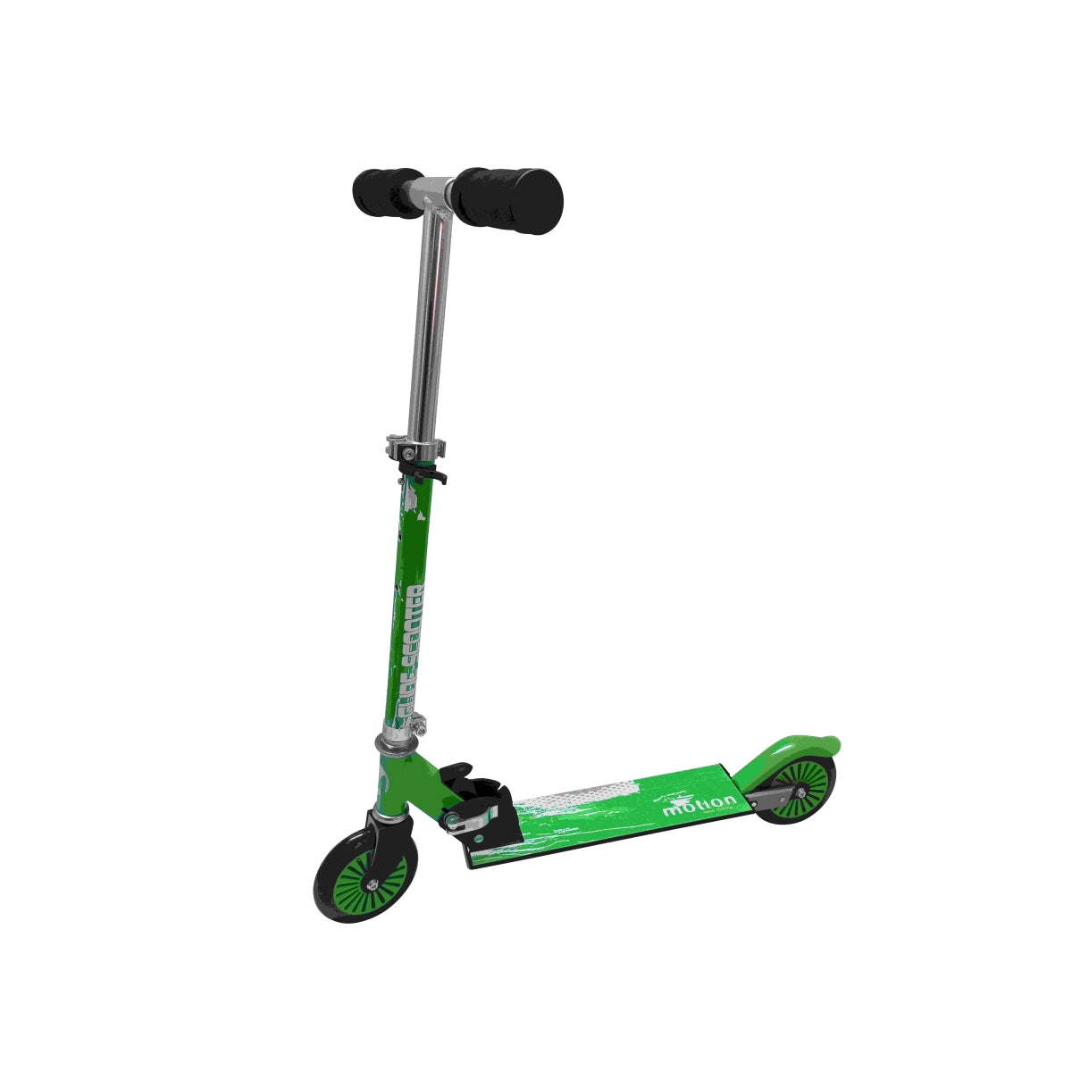 קורקינט 2 גלגלים לילדים ירוק מתקפל