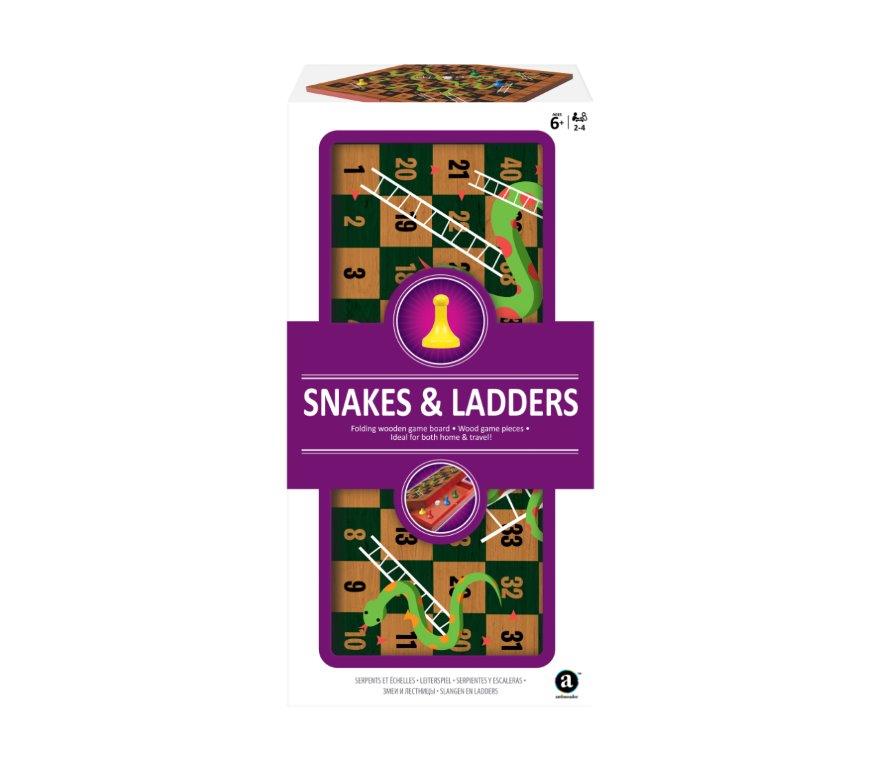 משחק נחשים וסולמות מעץ