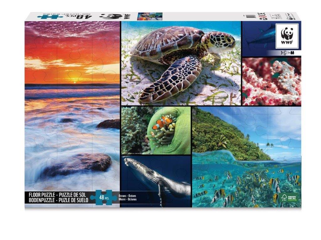 פאזל רצפה 48 חלקים עולם הים