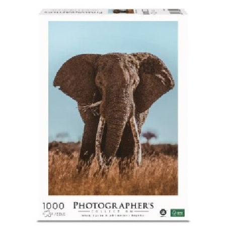 פאזל 1000 חלקים פיל בטבע