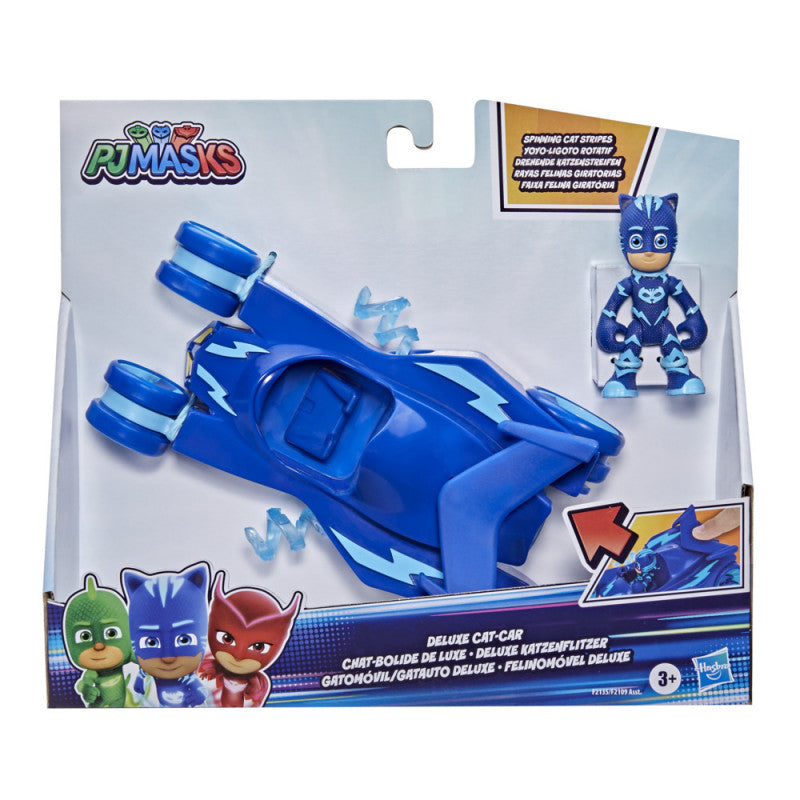 דמות+רכב דלוקס כוח פי גיי PJ MASKS