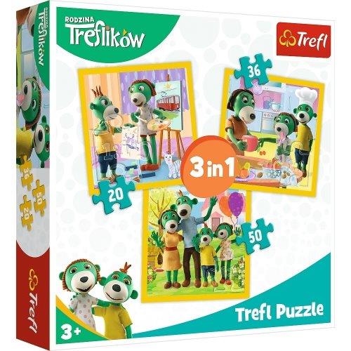 פאזל 3 ב 1 - משפחת טרליק