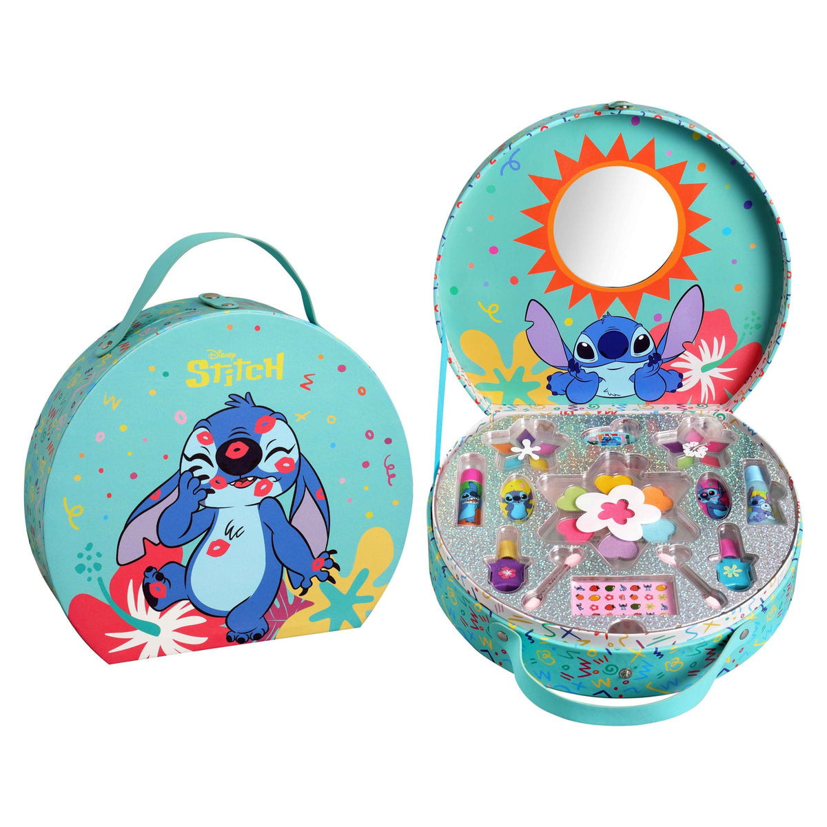 Stitch Disney Round Makeup Case