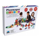 Playmager 82-piece track with cars