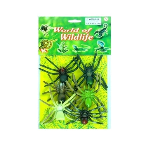 סט עכבישים 6 יח