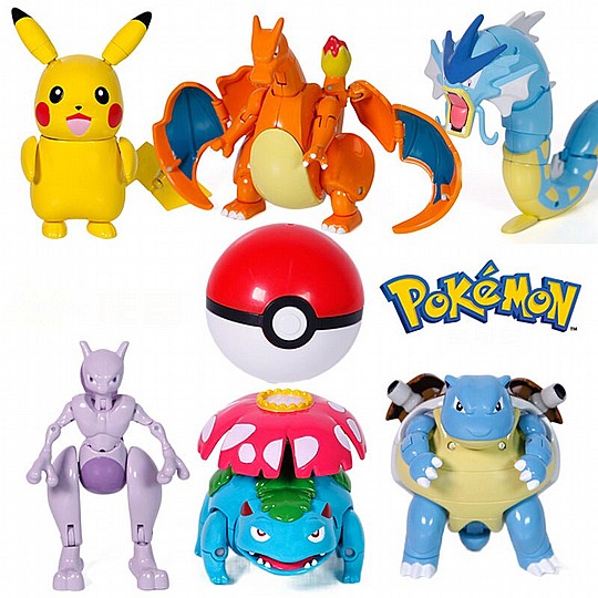 مجموعة شخصيات بوكيمون العملاقة POKEMON