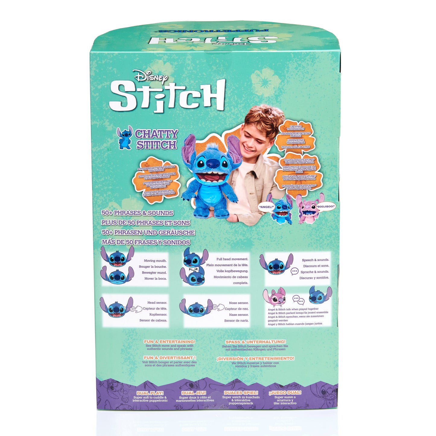 בובת סטיץ מדברת אינטראקטיבית 30 סמ Disney