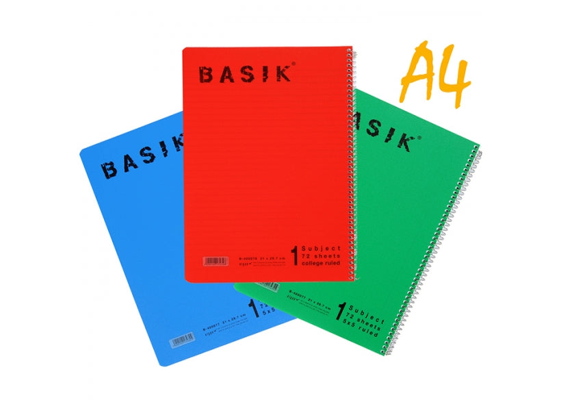 בייסיק PP מח' ספירל נושא 1 A4 # מארז 3 יח'