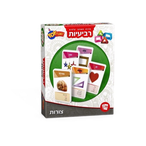 רביעיות משחק קלפים צורות