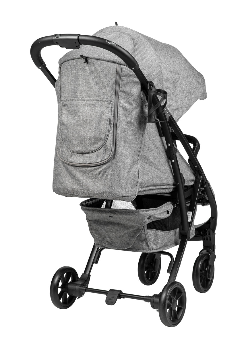 טיולון VYPER - אפור ידית שחורה Sport Lin