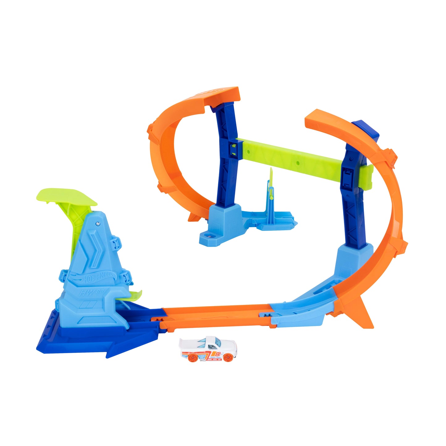 Hot Wheels Stunt Track Screw Jump Championship Includes Car