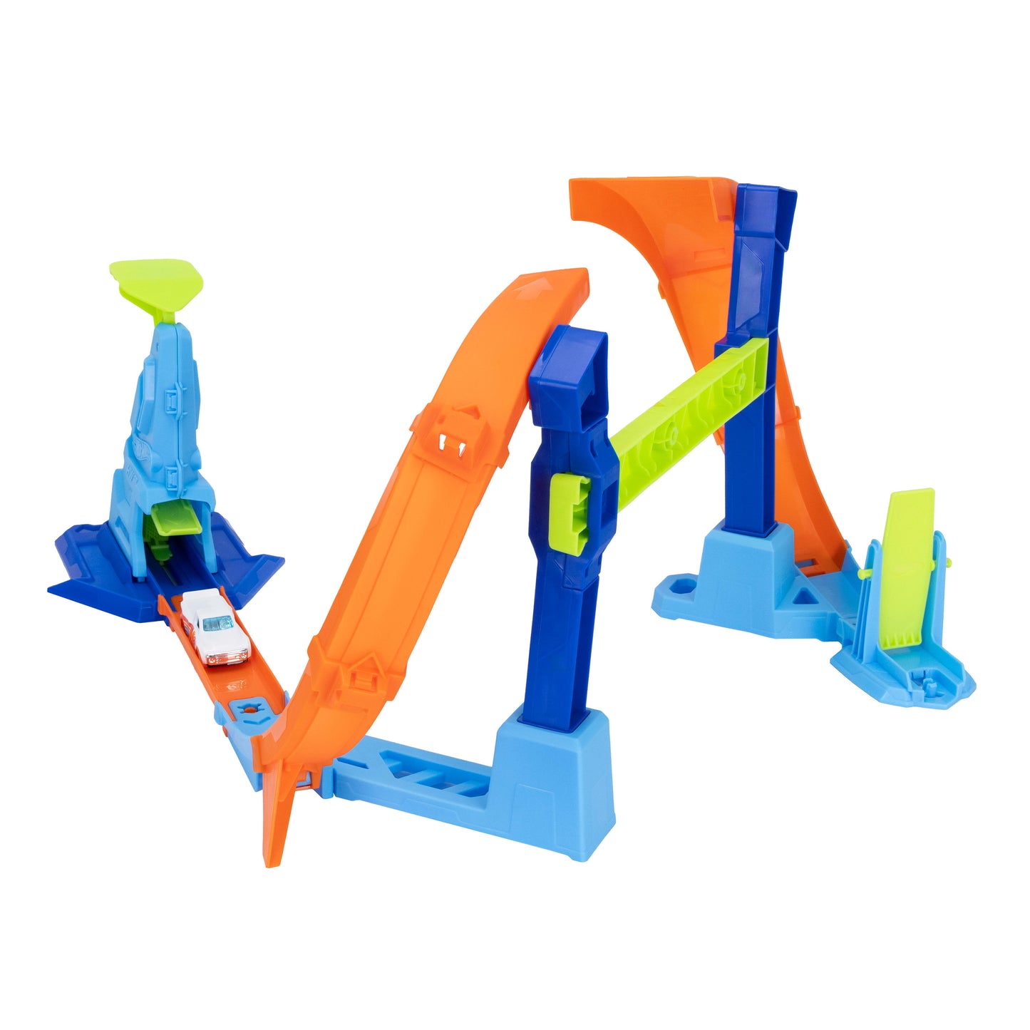 Hot Wheels Stunt Track Screw Jump Championship Includes Car