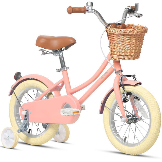 "16 Vintage Peach Folding Bicycle