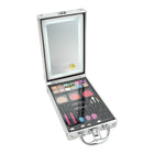 White small stars makeup suitcase set