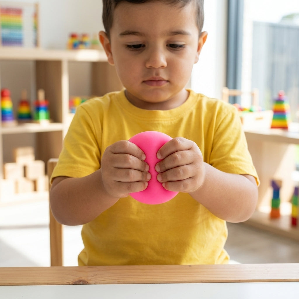 3-pack of stretchable squeeze balls