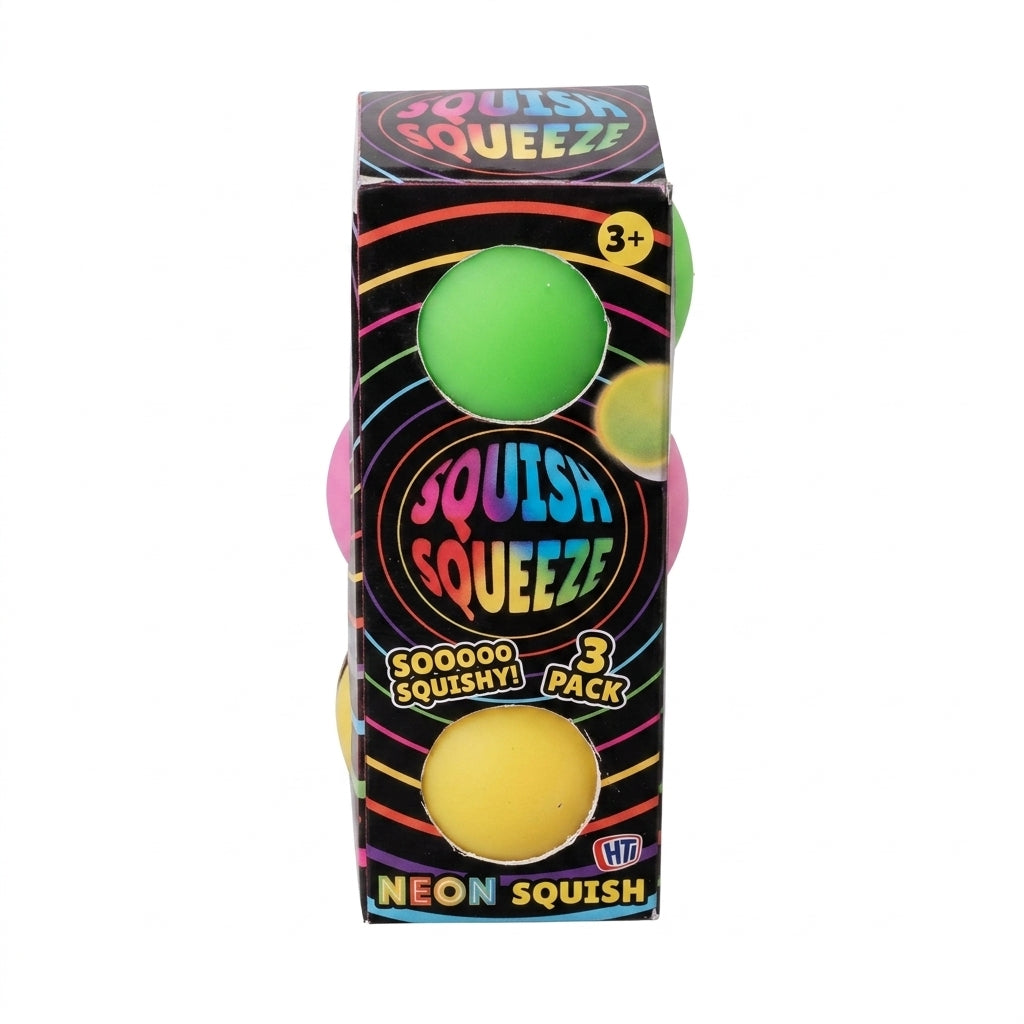 3-pack of stretchable squeeze balls