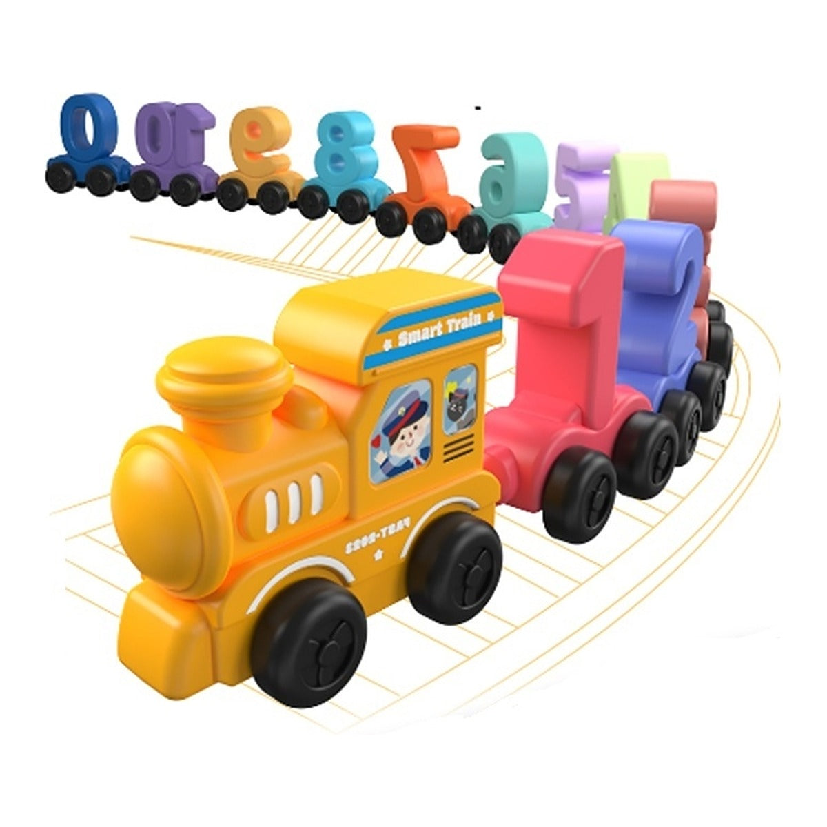 רכבת לימוד אותיות מגנטית